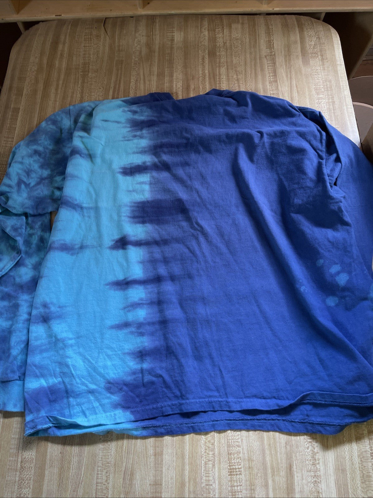 Vintage Tie Dye Glacier National Park Long Sleeve T Shirt XL
