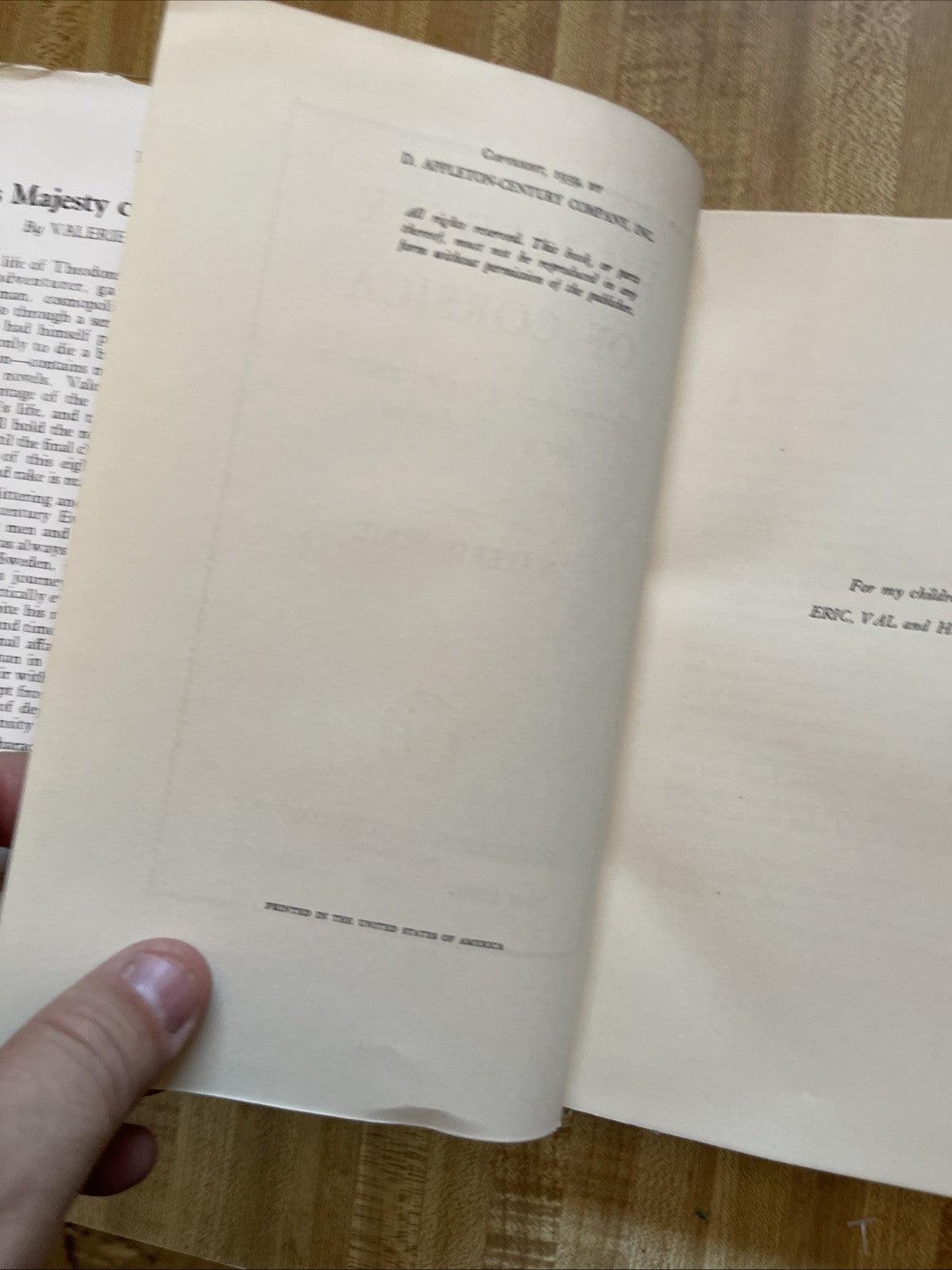 His Majesty Of Corsica Hardcover 