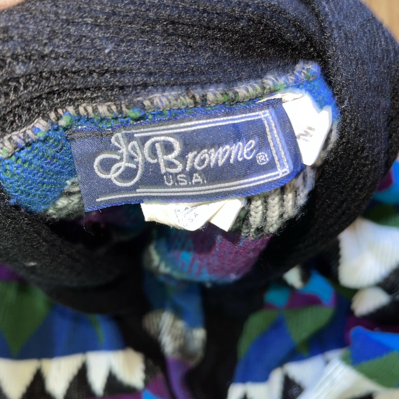 Vintage JJ Browne Cardigan Medium Aztec Southwestern 