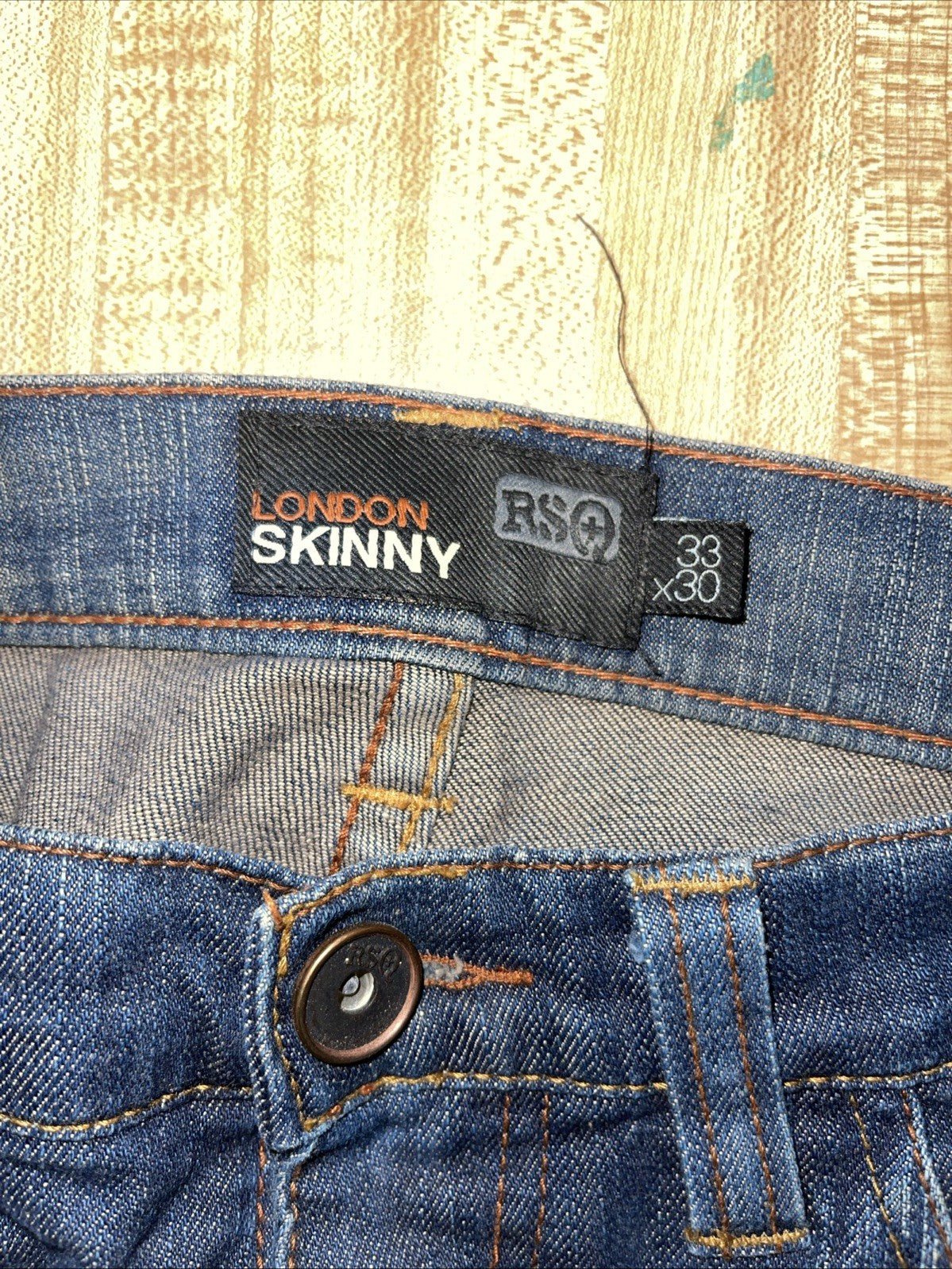 rsq jeans london skinny 33/30