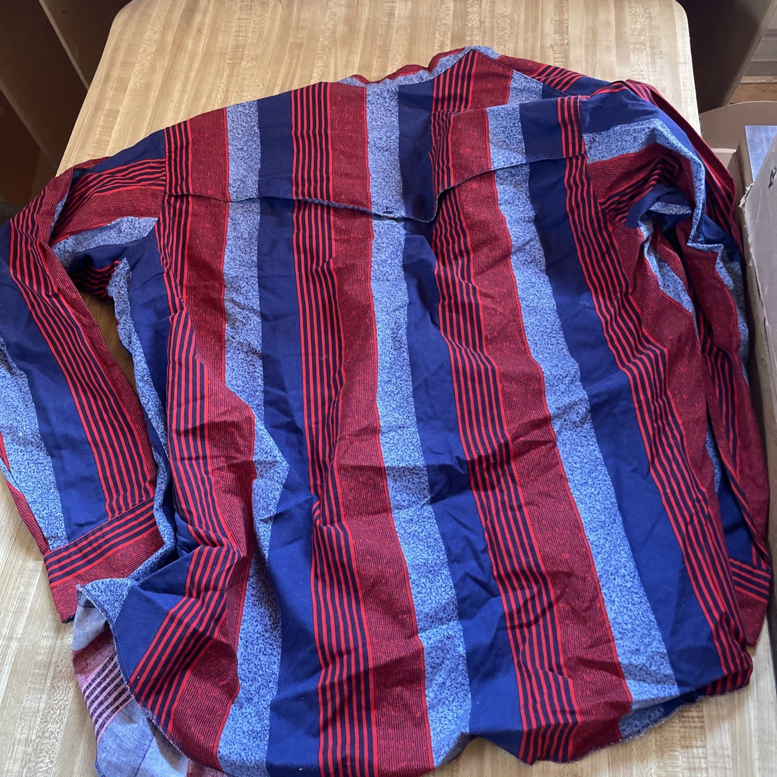 vintage wrangler x long tails shirt 17.5 Brushpopper 