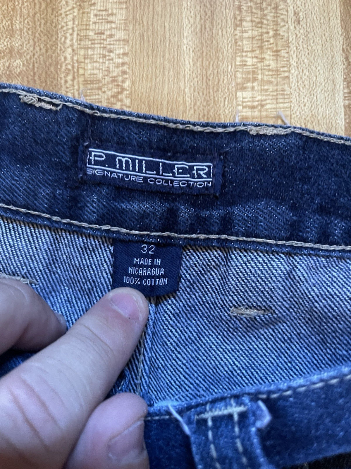 Vintage P Miller Wide Leg Baggy Jeans 32/34 Hiphop Streetwear Y2K