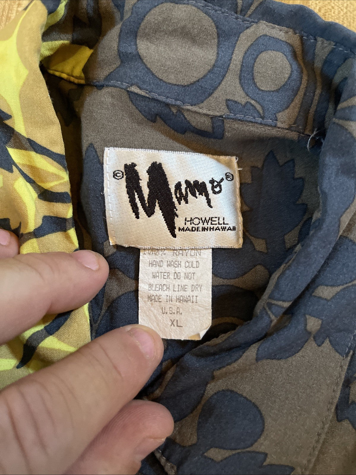 Vintage Mamo Howell Hawaiian Shirt XL