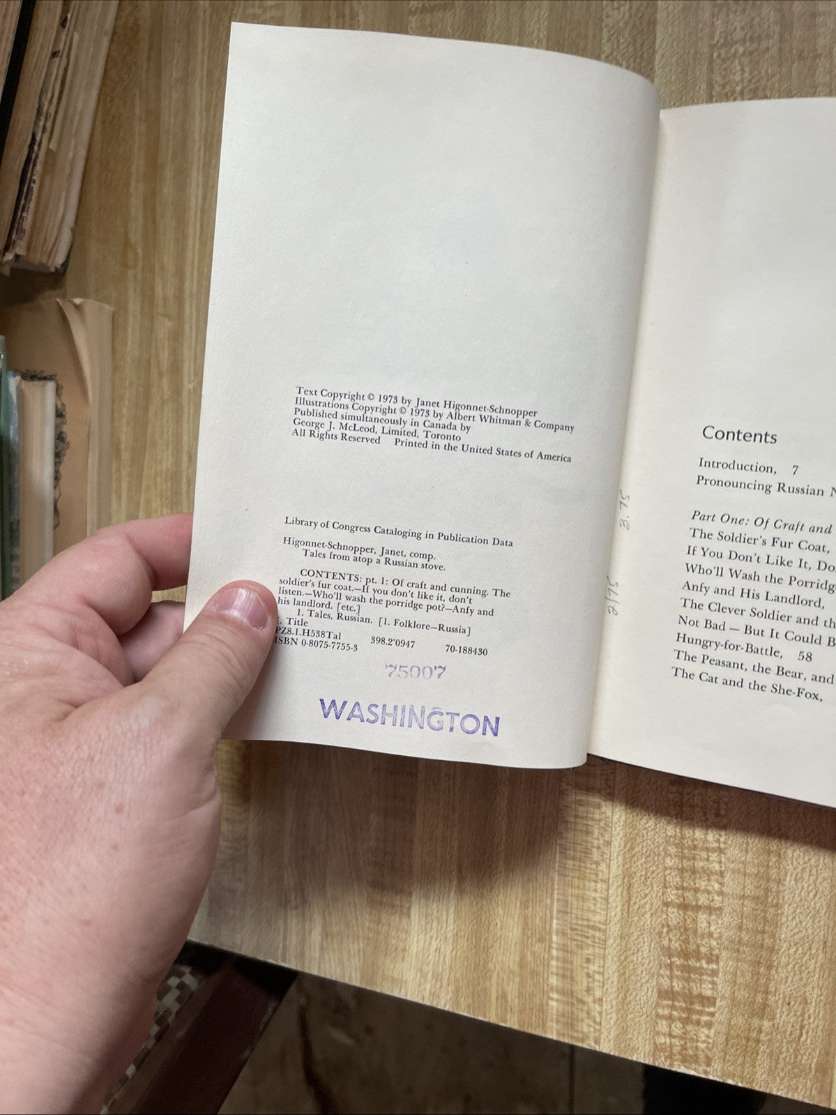 Tales From Atop A Russian Stove Hardcover