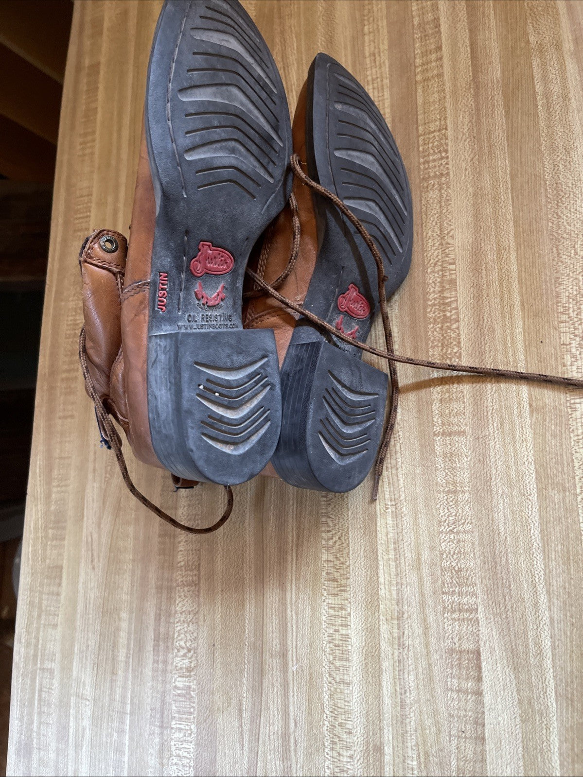 Justin George Strait Roper Boots 8.5