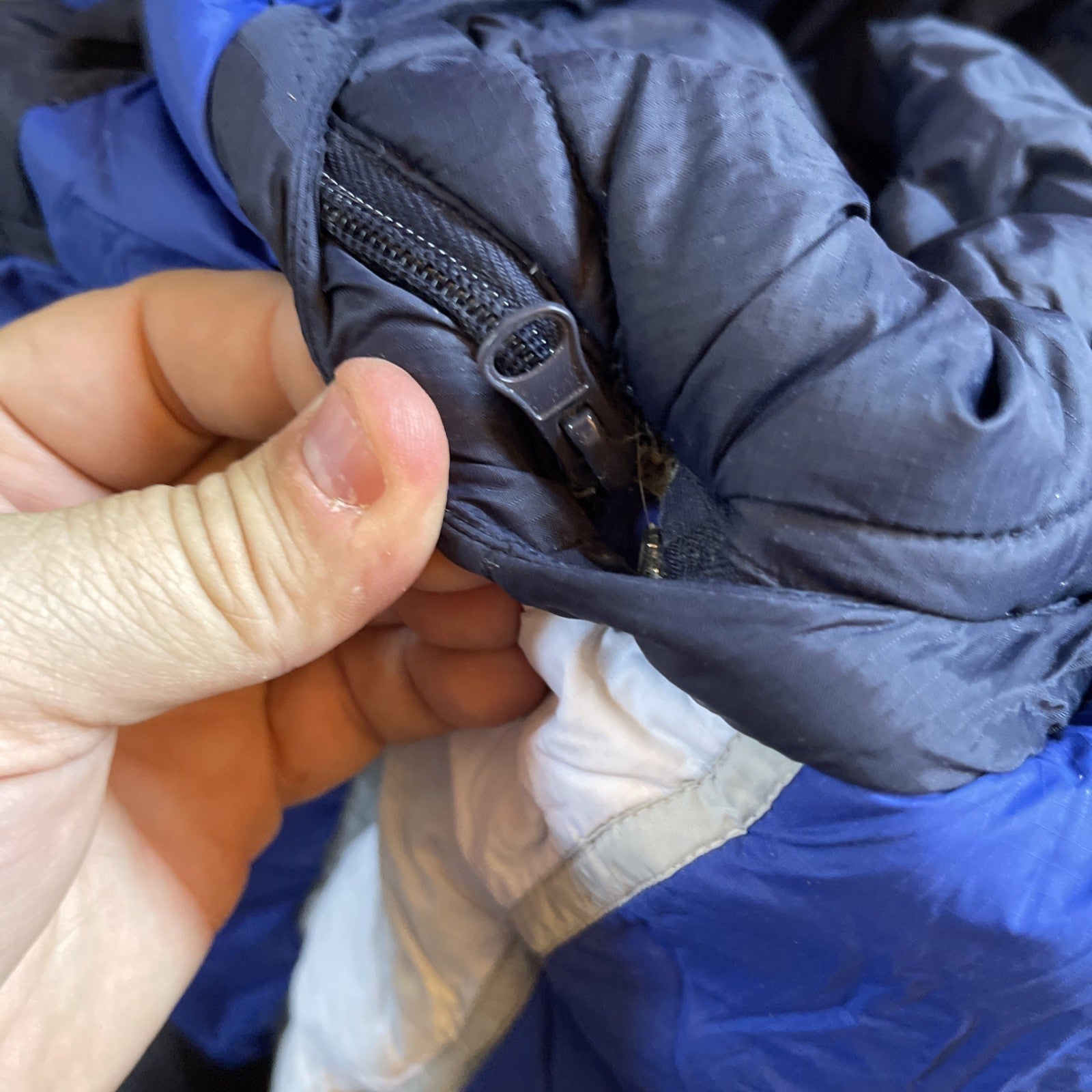 Vintage Starter Puffer Jacket Reversible Zipoff Sleeves 