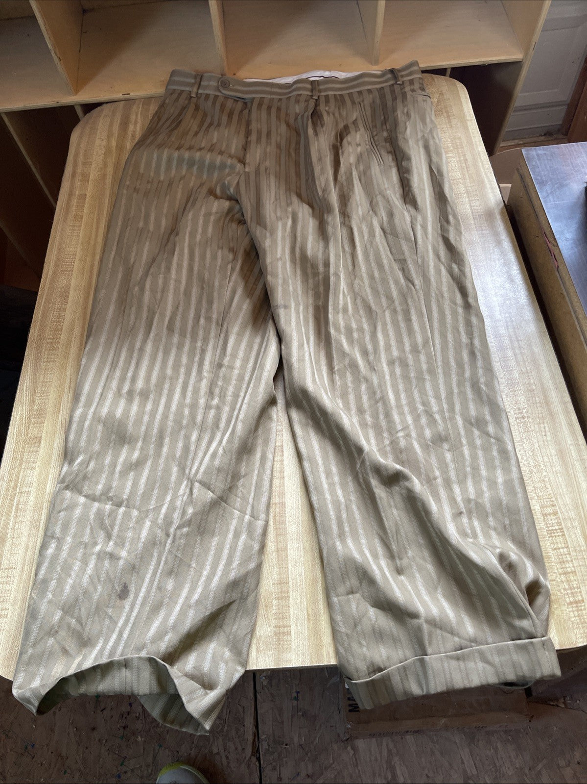 John Raphael Platinum 3 Piece Suit Pants 40/32 Blazer 44 Vest 44
