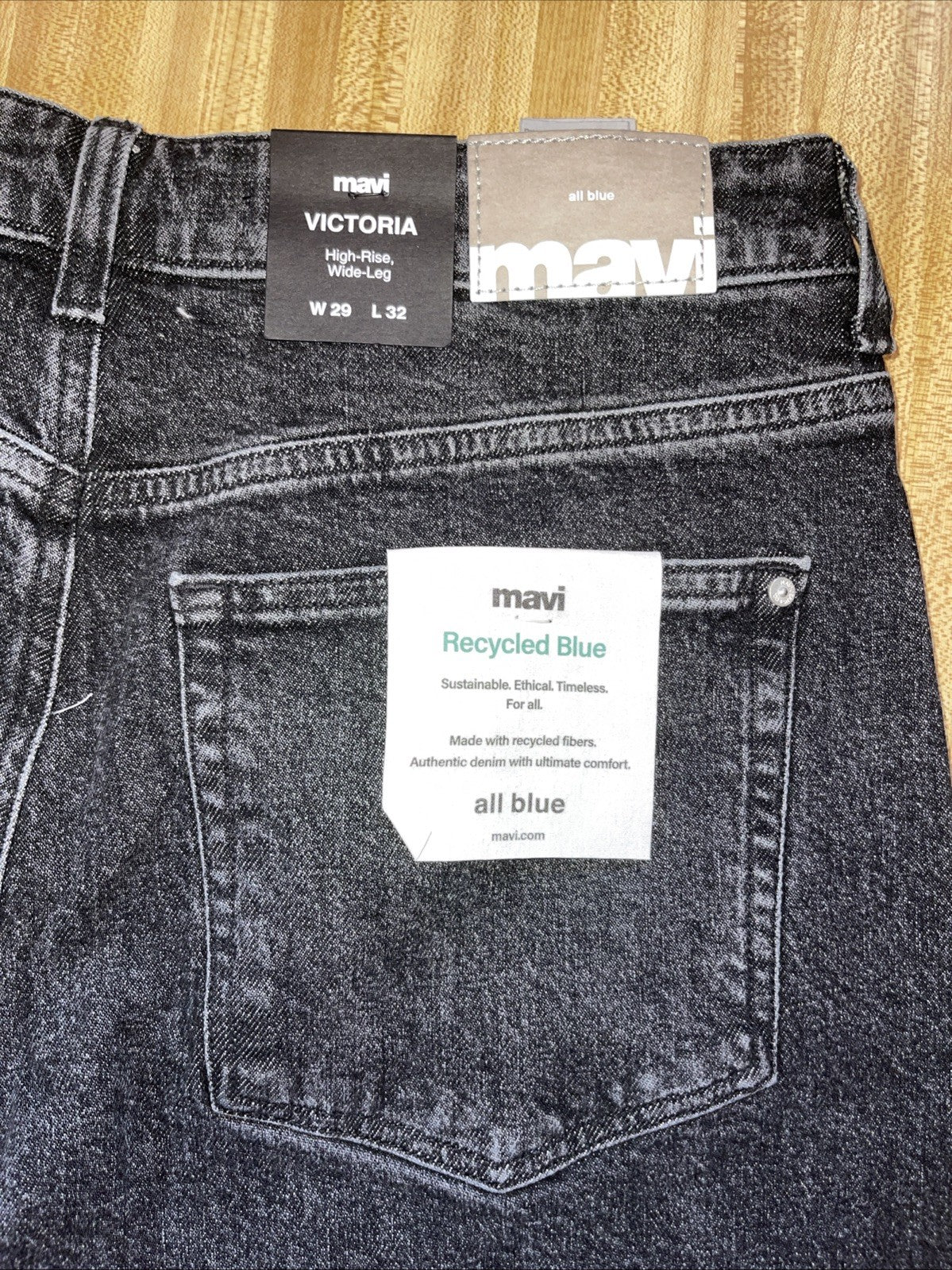 Mavi Victoria High Rise Wide Leg Jeans NWT 