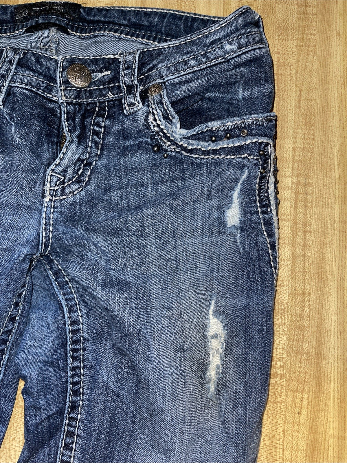 Silver Aiko Bootcut Jeans 28/33