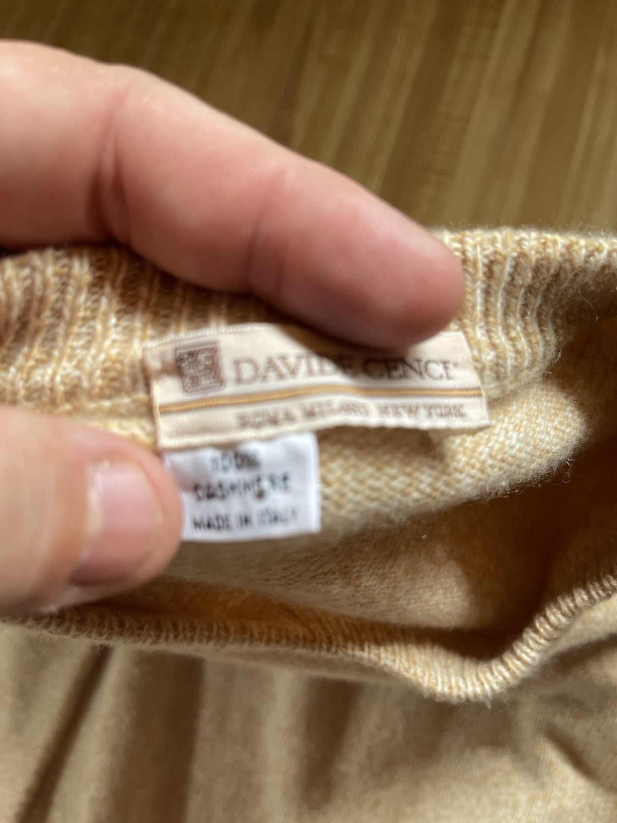 Davide Cenci Cashmere Sweater XL