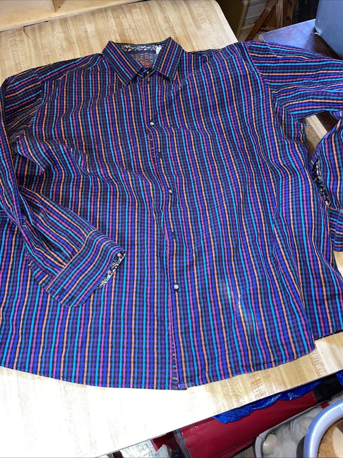 Robert Graham Long Sleeve Button Up 2XL 