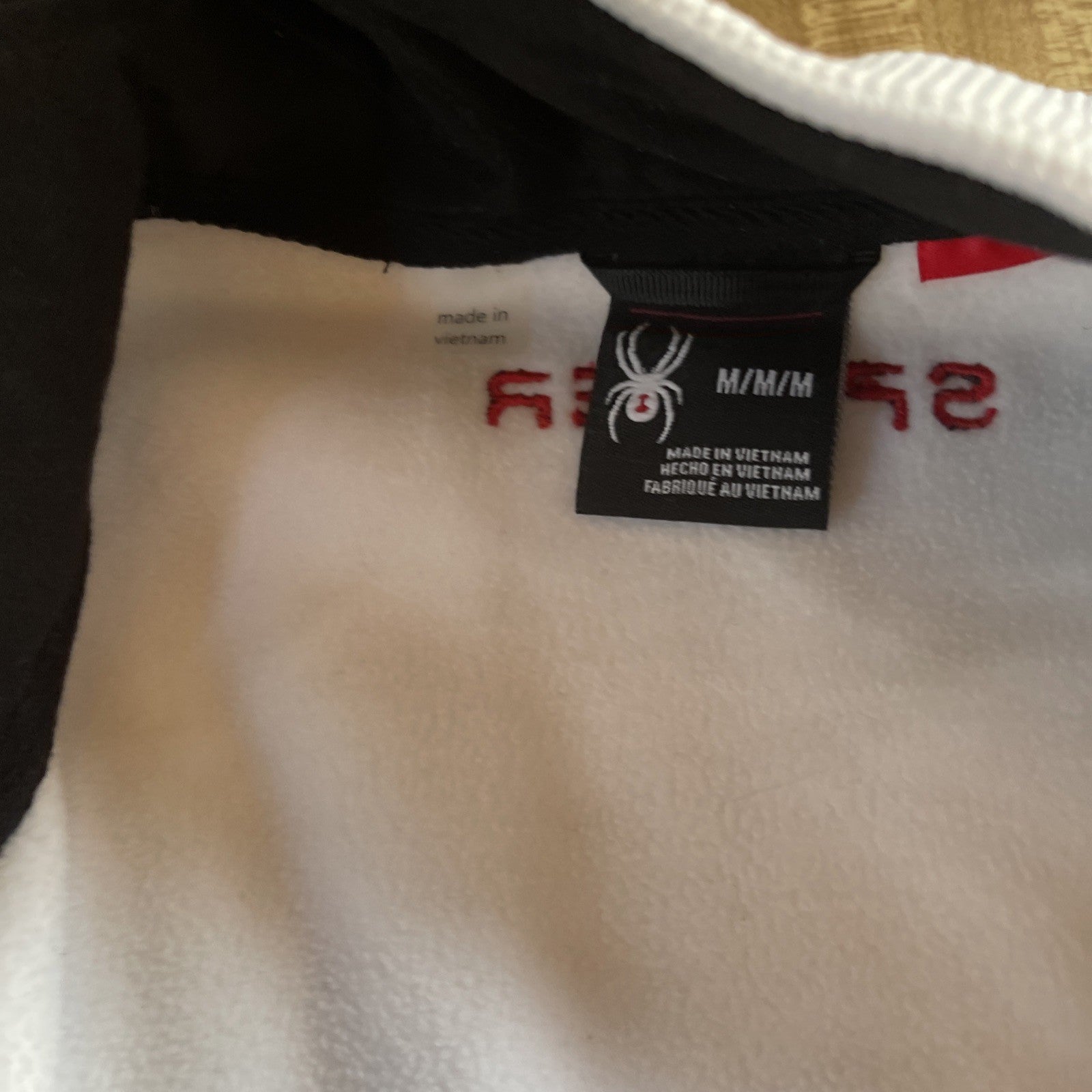 Spyder Full Zip Waffle Knit Jacket Medium 