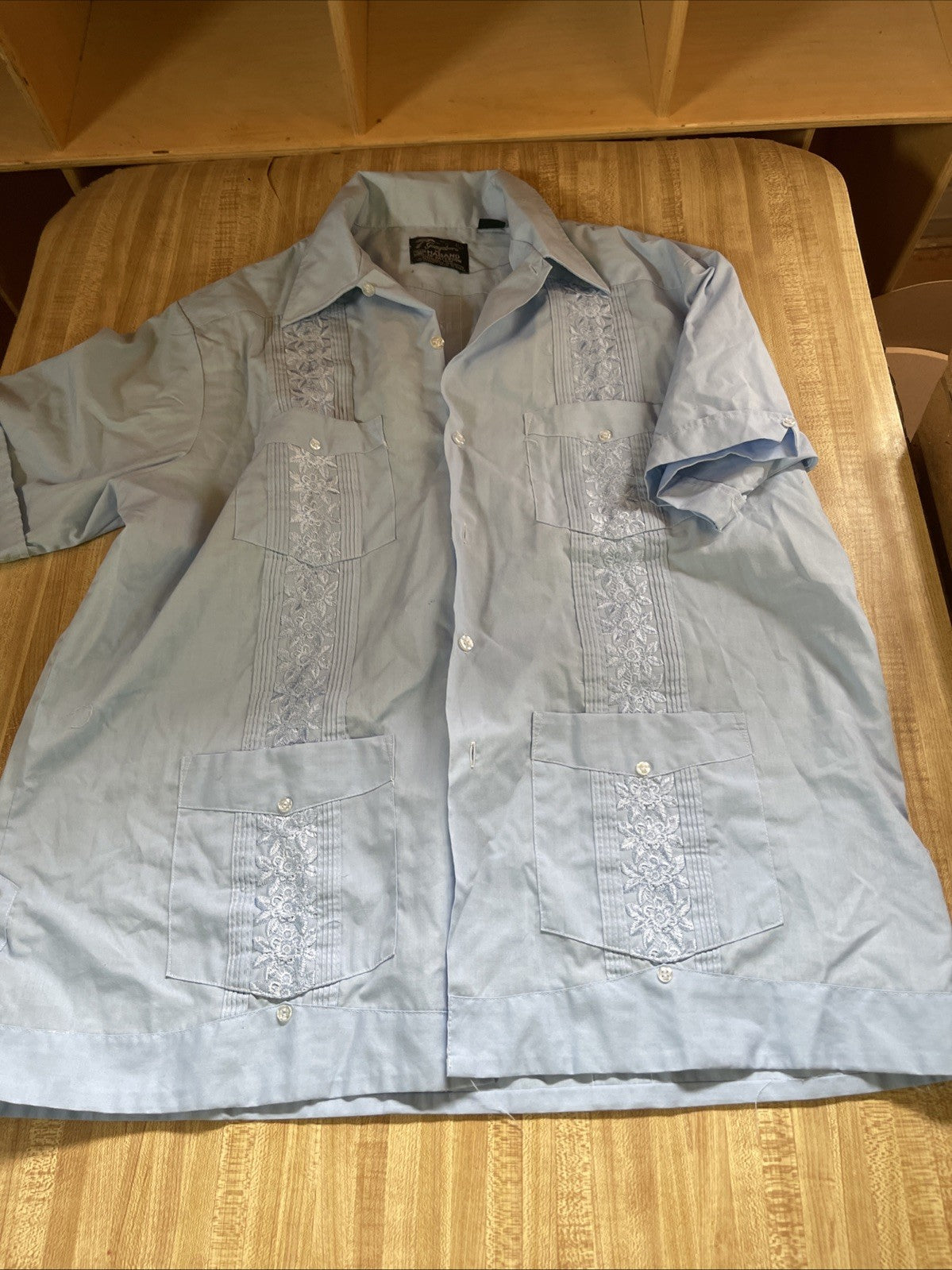 guayabera shirt large