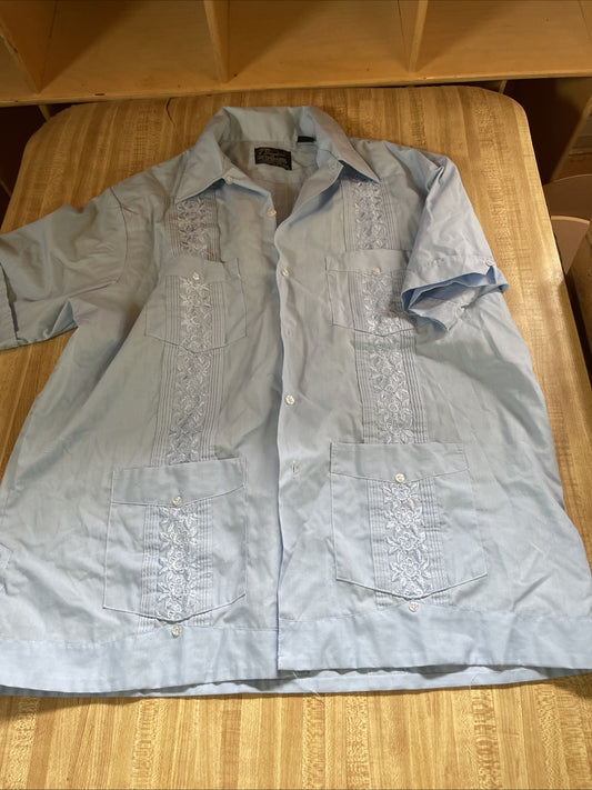 guayabera shirt large