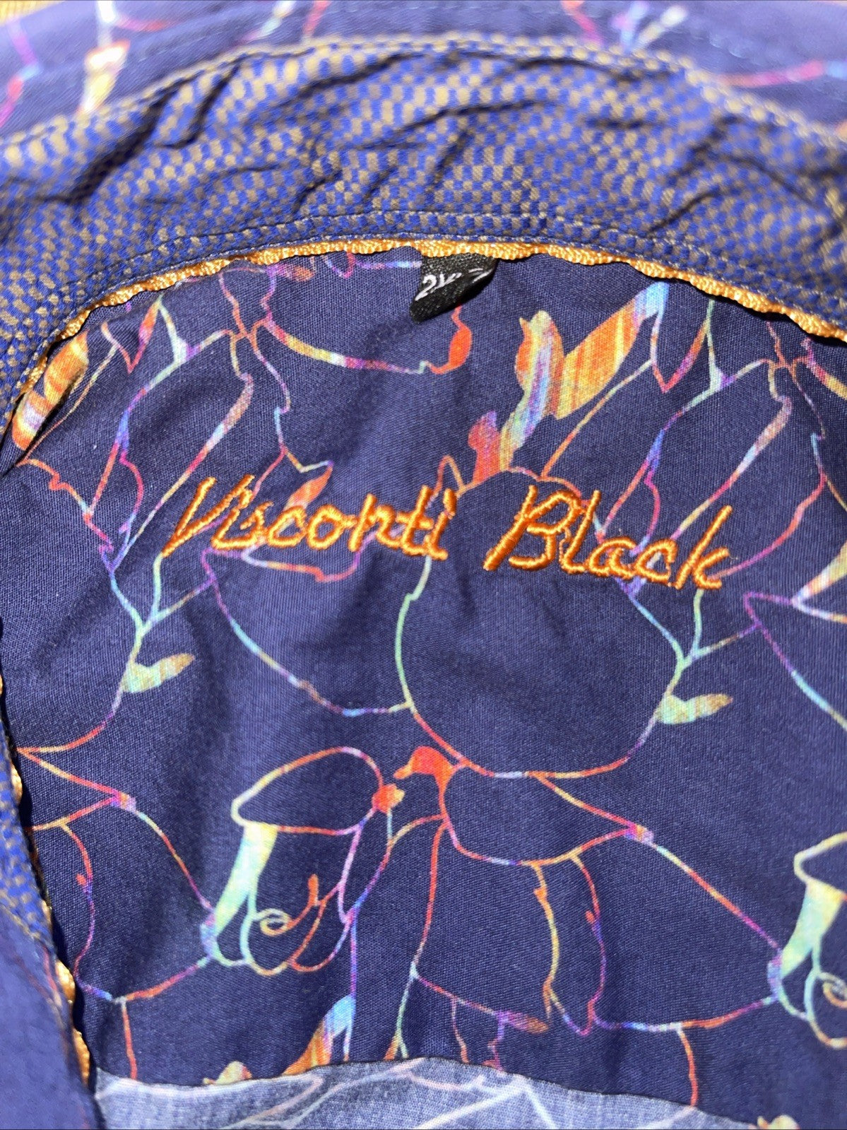 Visconti Black Button Up 2XLT 