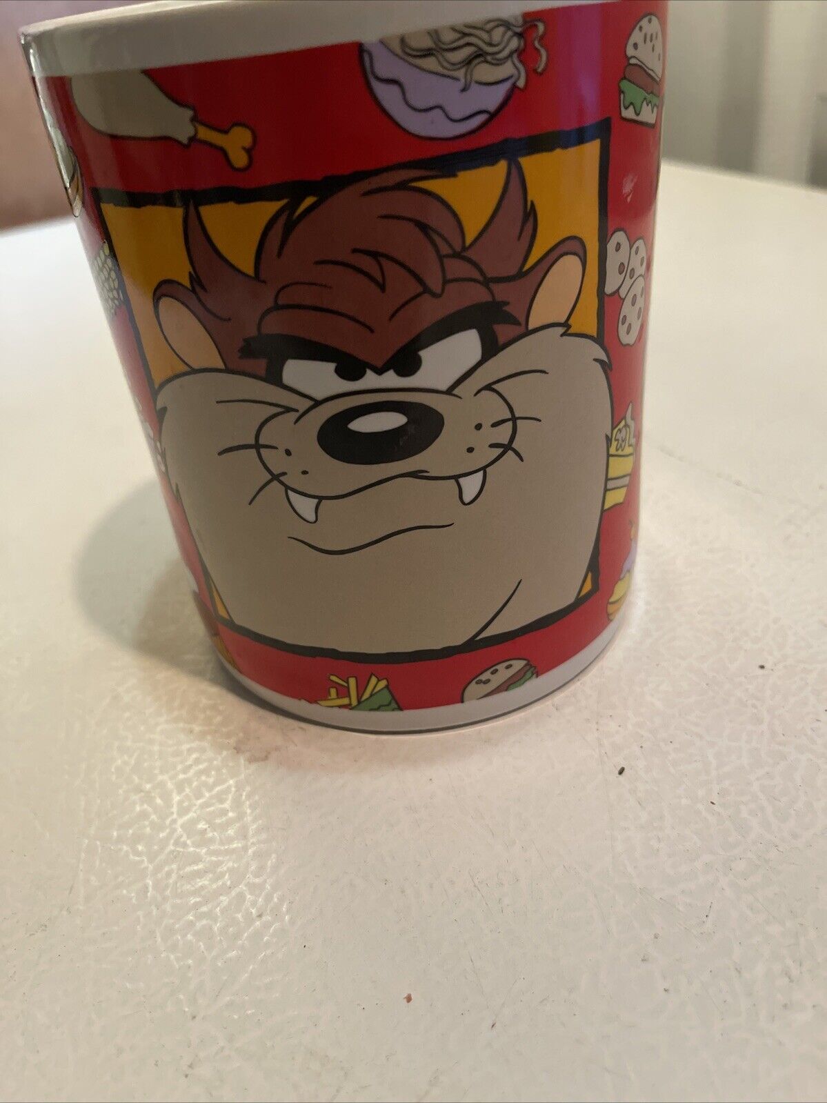 Vintage 1994 Warner Bros Taz Mug