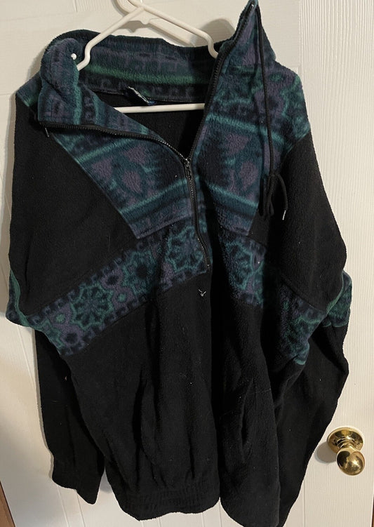 Great Outdoors By Block Half Zip Fleece XXL Aztec Print