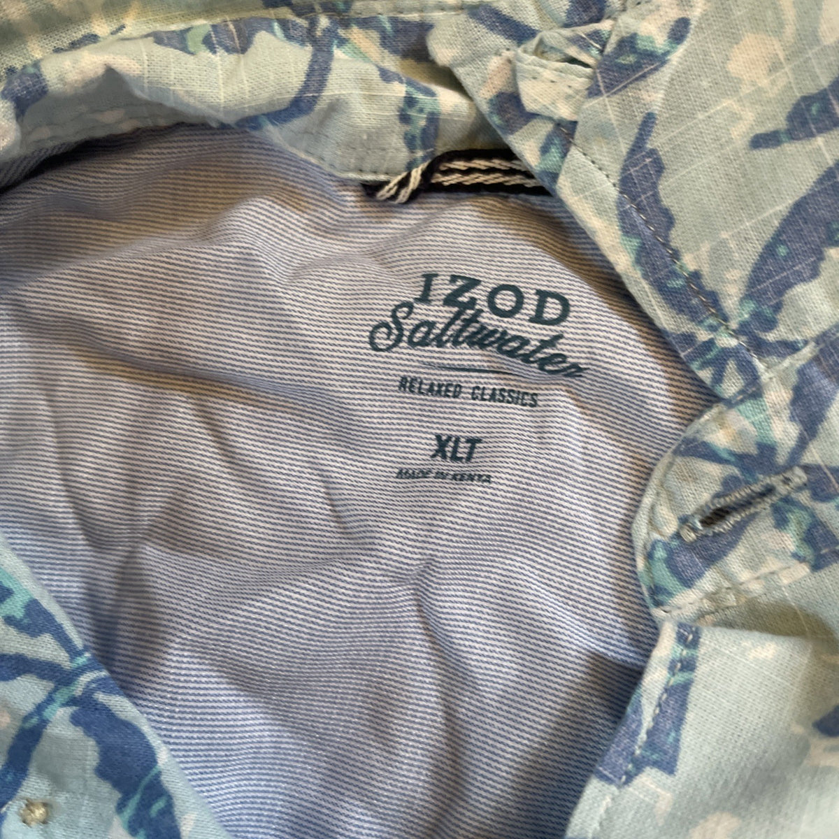 Izod Saltwater Shirt XLT 