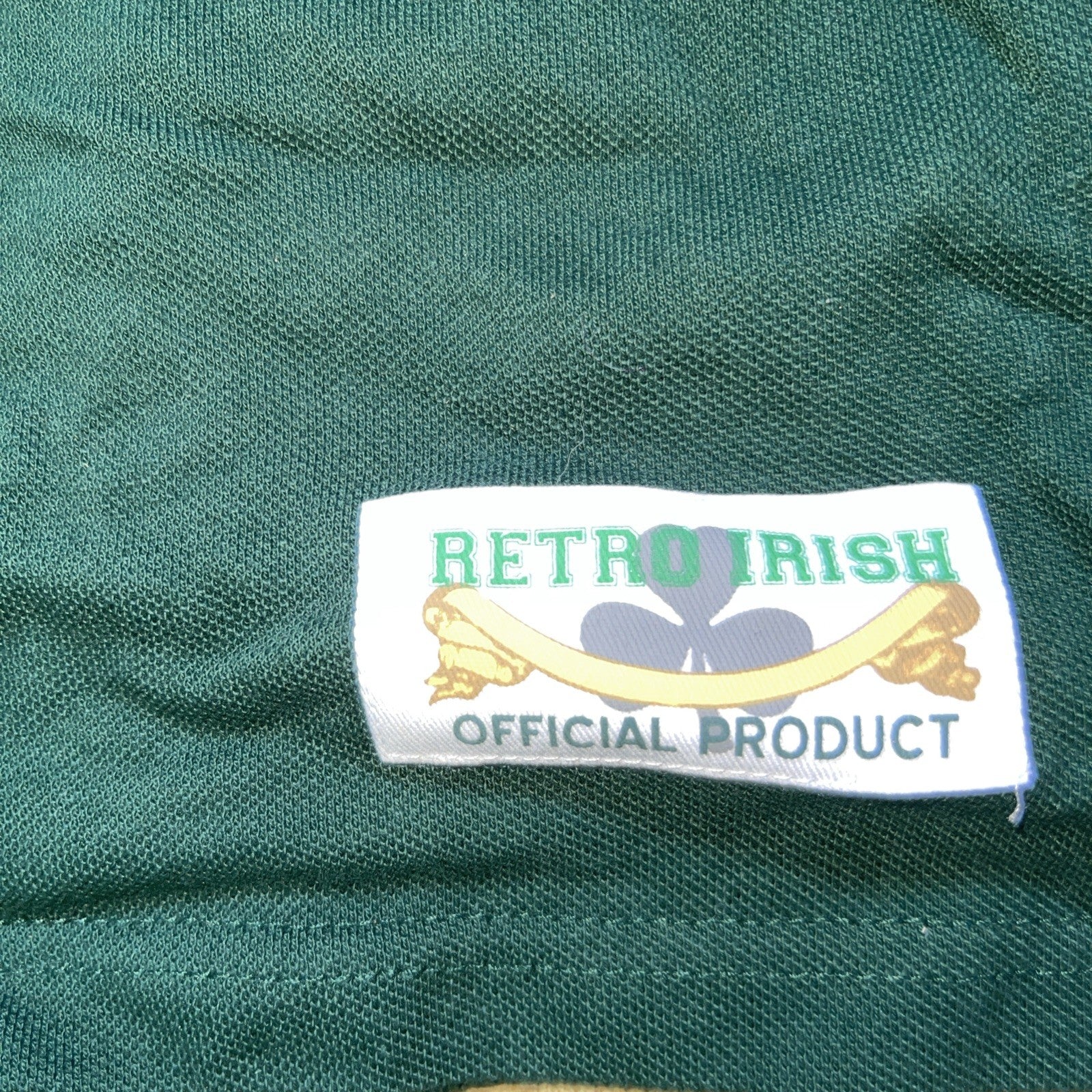 Retro Irish Ireland Polo Large 