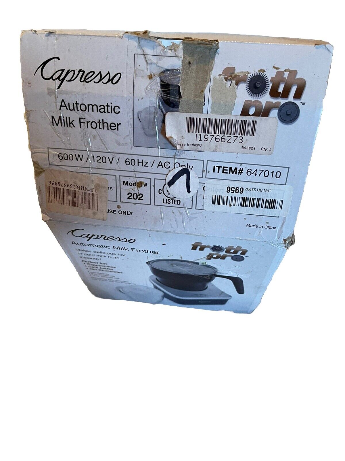 Capresso C202.99 FROTHPRO-RB froth Pro Milk Frother