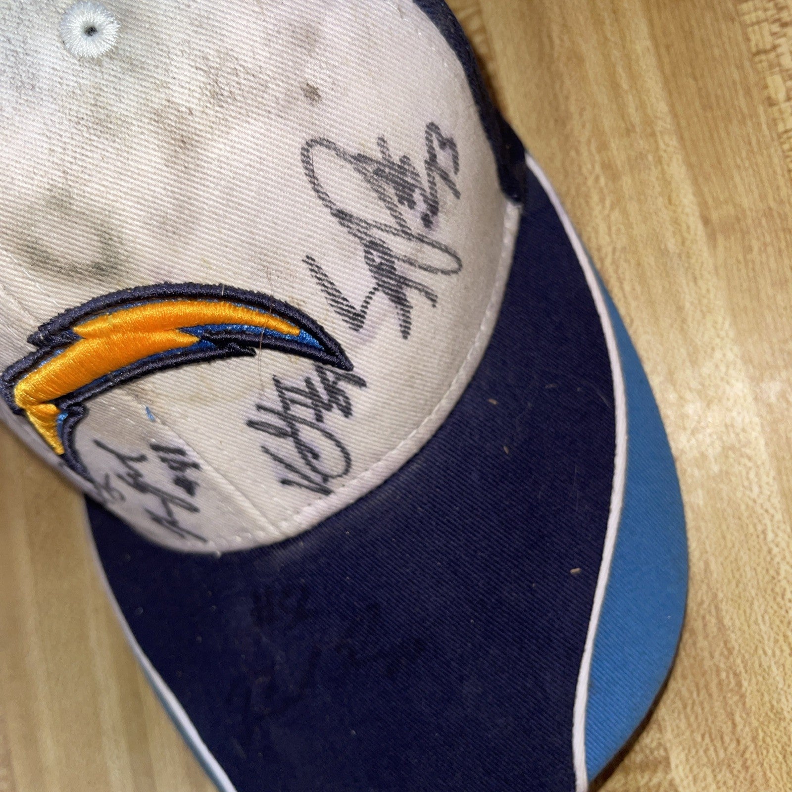 Autographed Chargers Cap