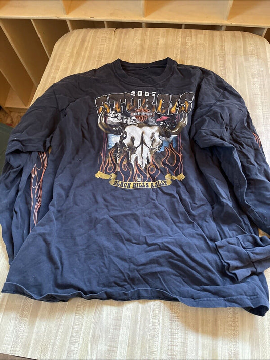 Harley Davidson Sturgis Long Sleeve T Shirt 2XL