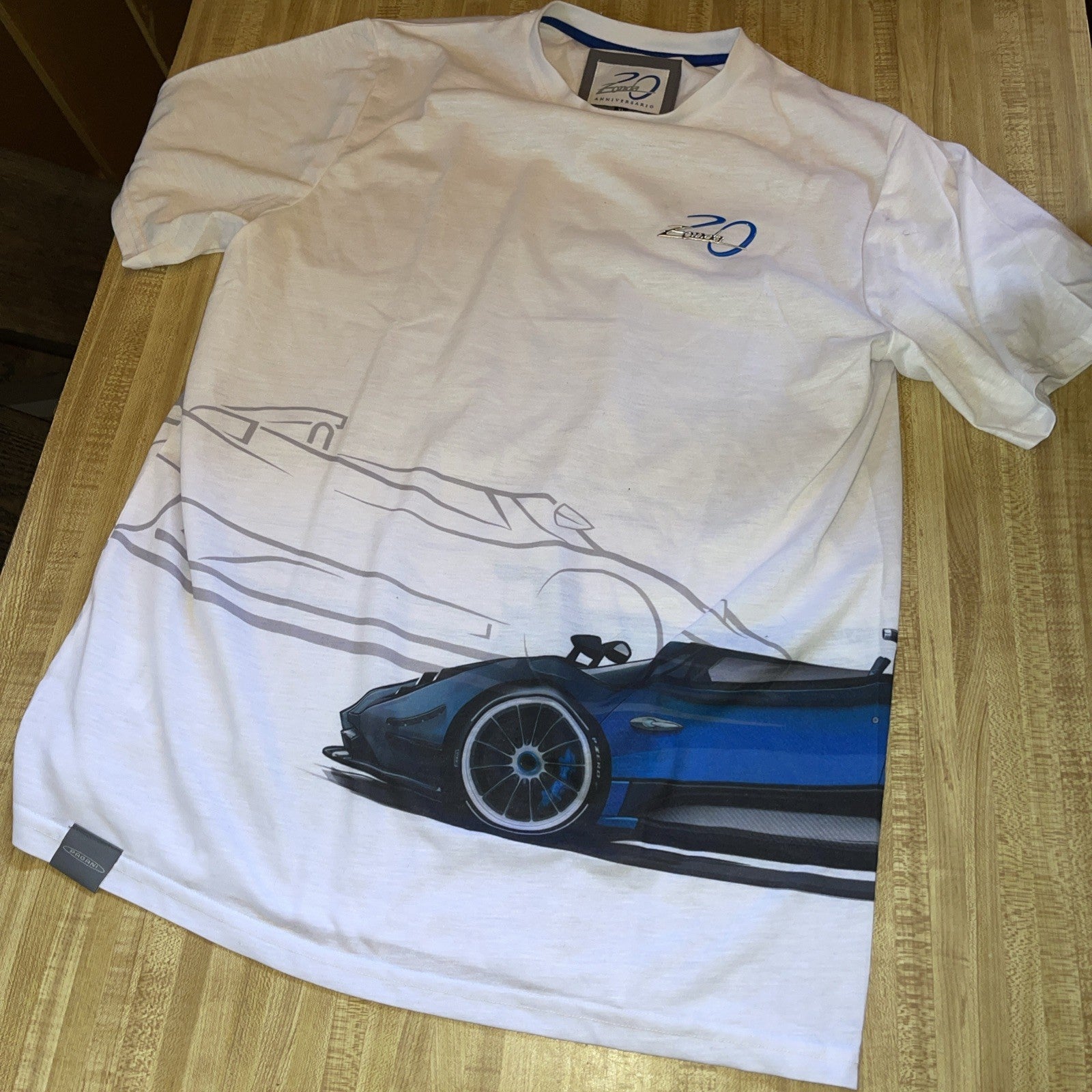 Pagani Zonda 20 Anniversario T Shirt XL