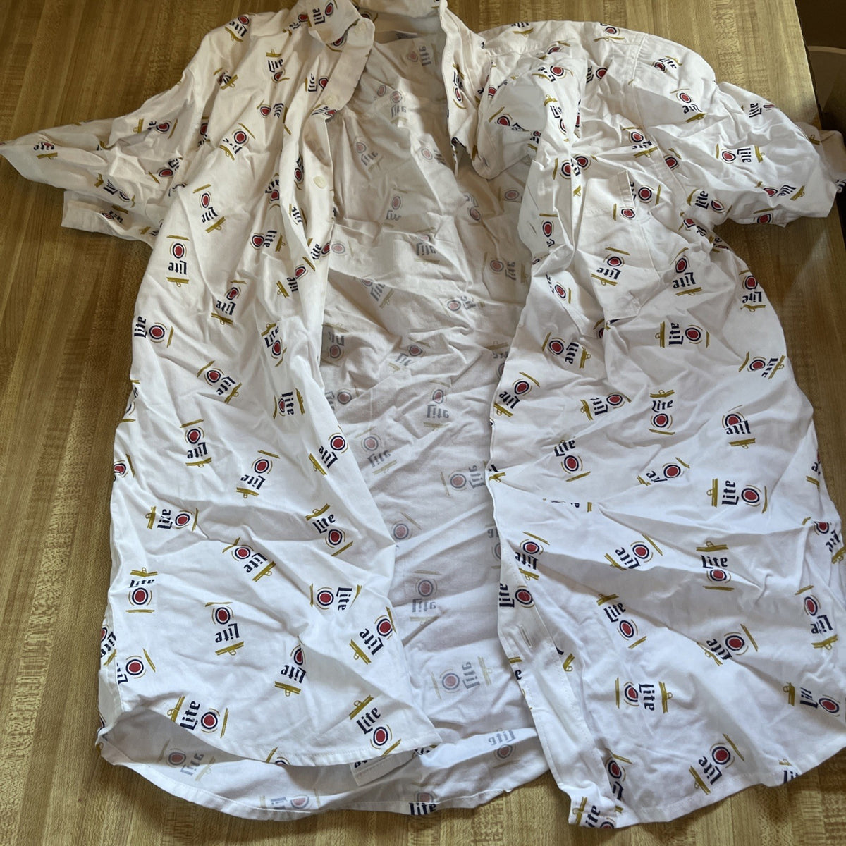 Miller Lite AOP Button Up Medium 