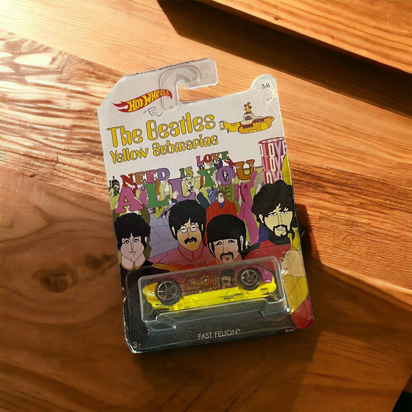 Hot Wheels  The Beatles Yellow Submarine  Fast Felion  Ringo Starr 5/6