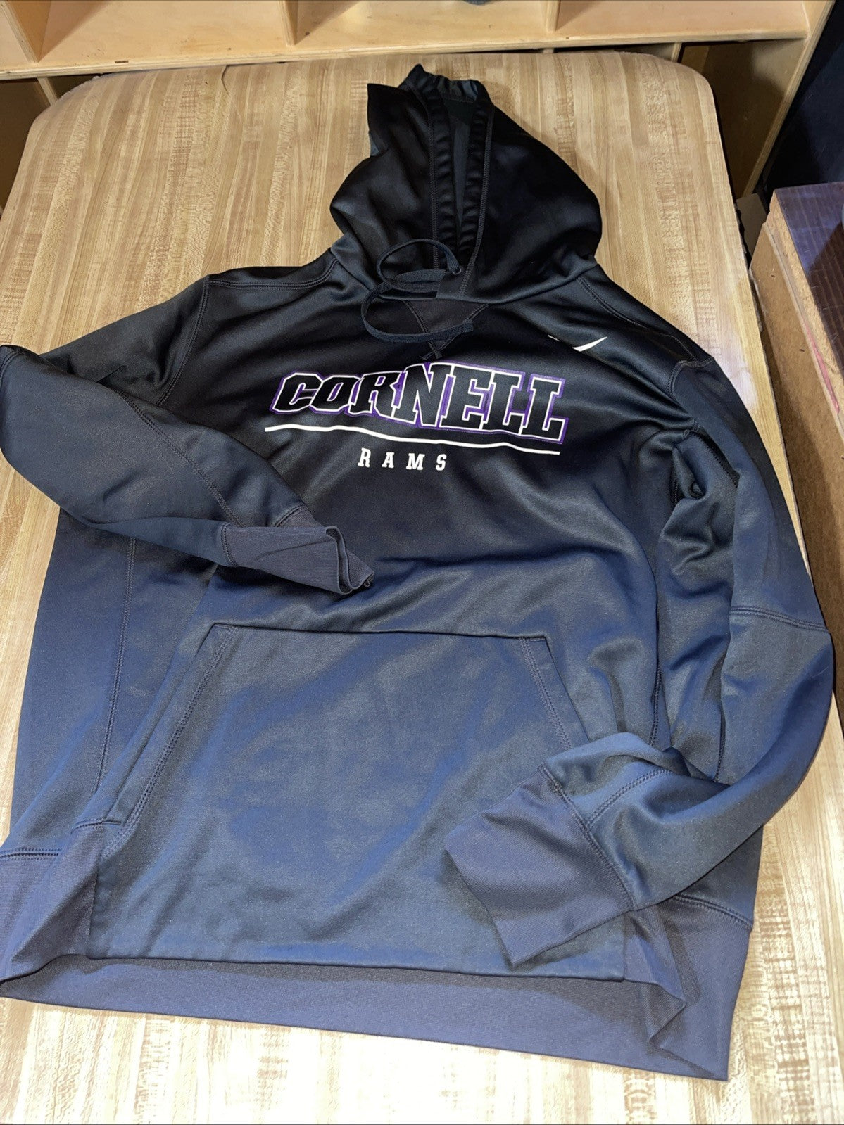 Nike Dri Fit Cornell Rams Hoodie Large 