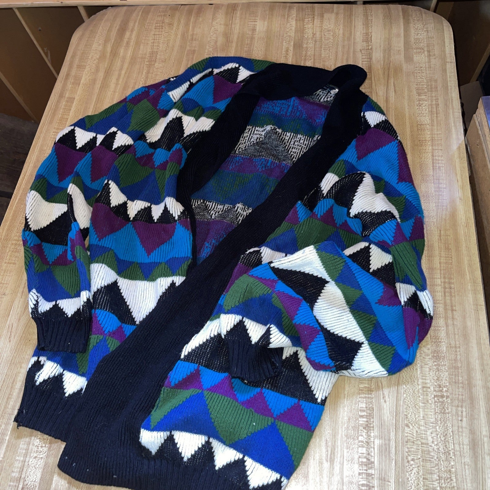 Vintage JJ Browne Cardigan Medium Aztec Southwestern 