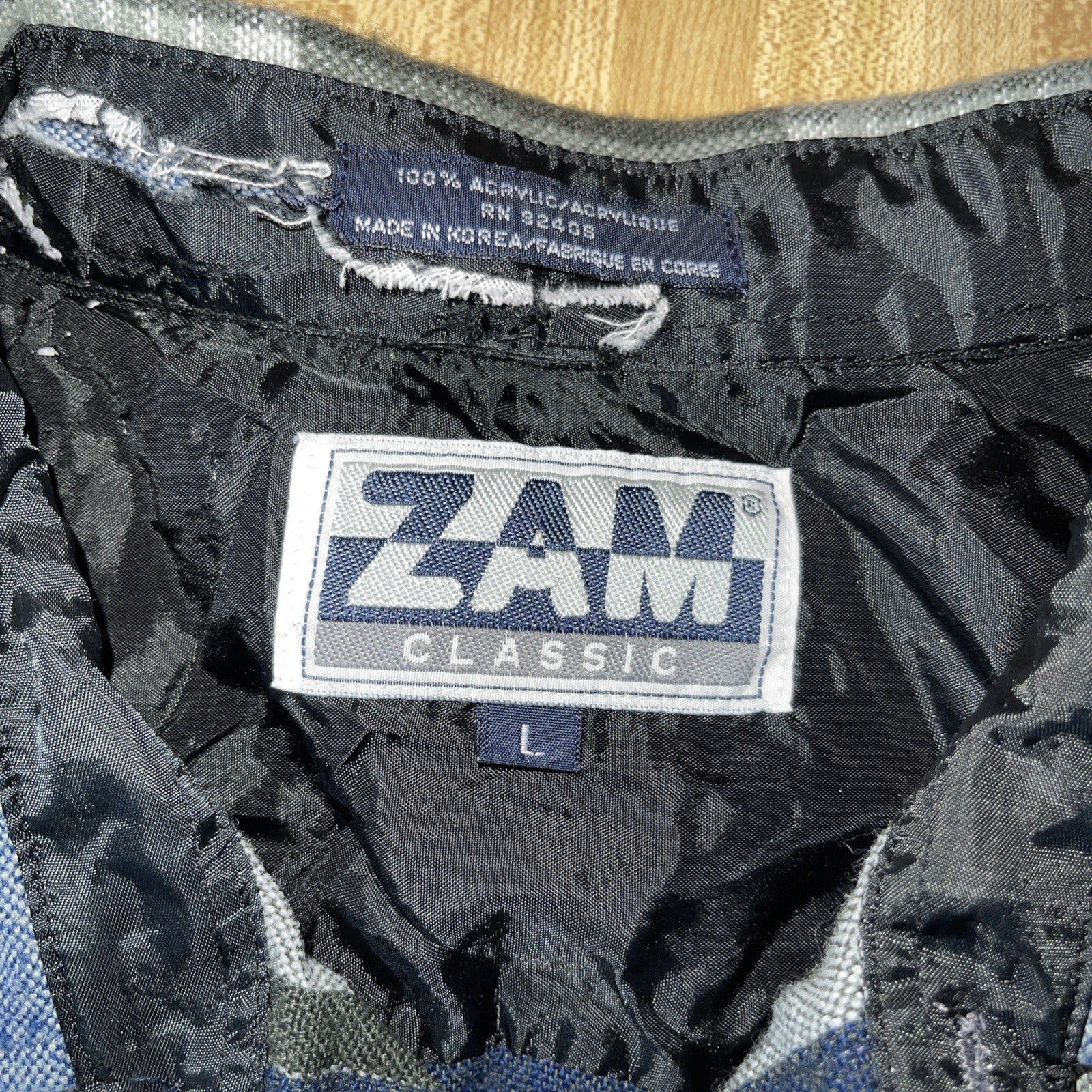 Vintage Zam Classic Button Up Large 