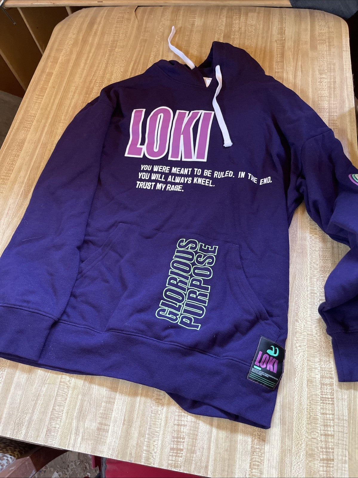 Marvel X Loki Hoodie Medium 