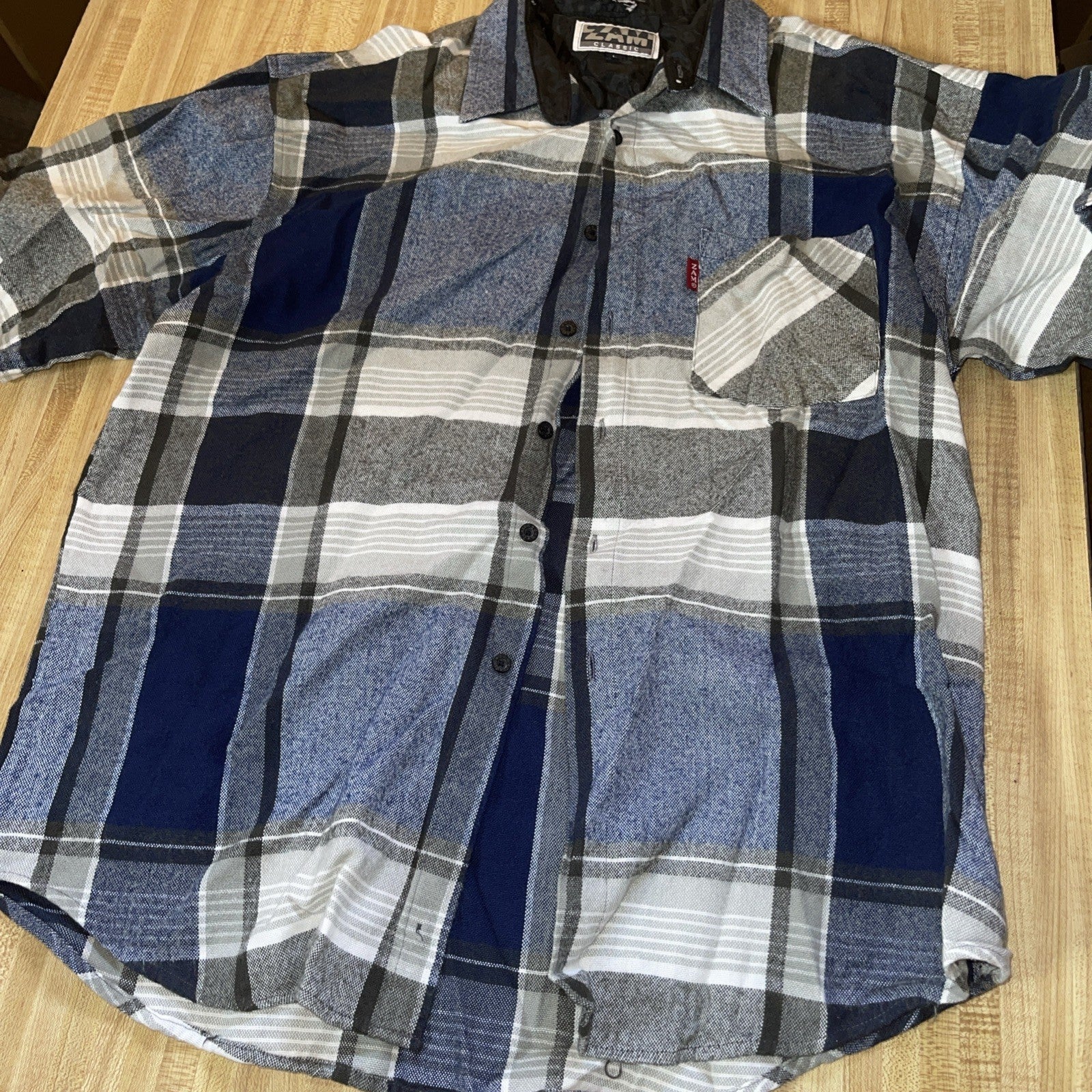 Vintage Zam Classic Button Up Large 