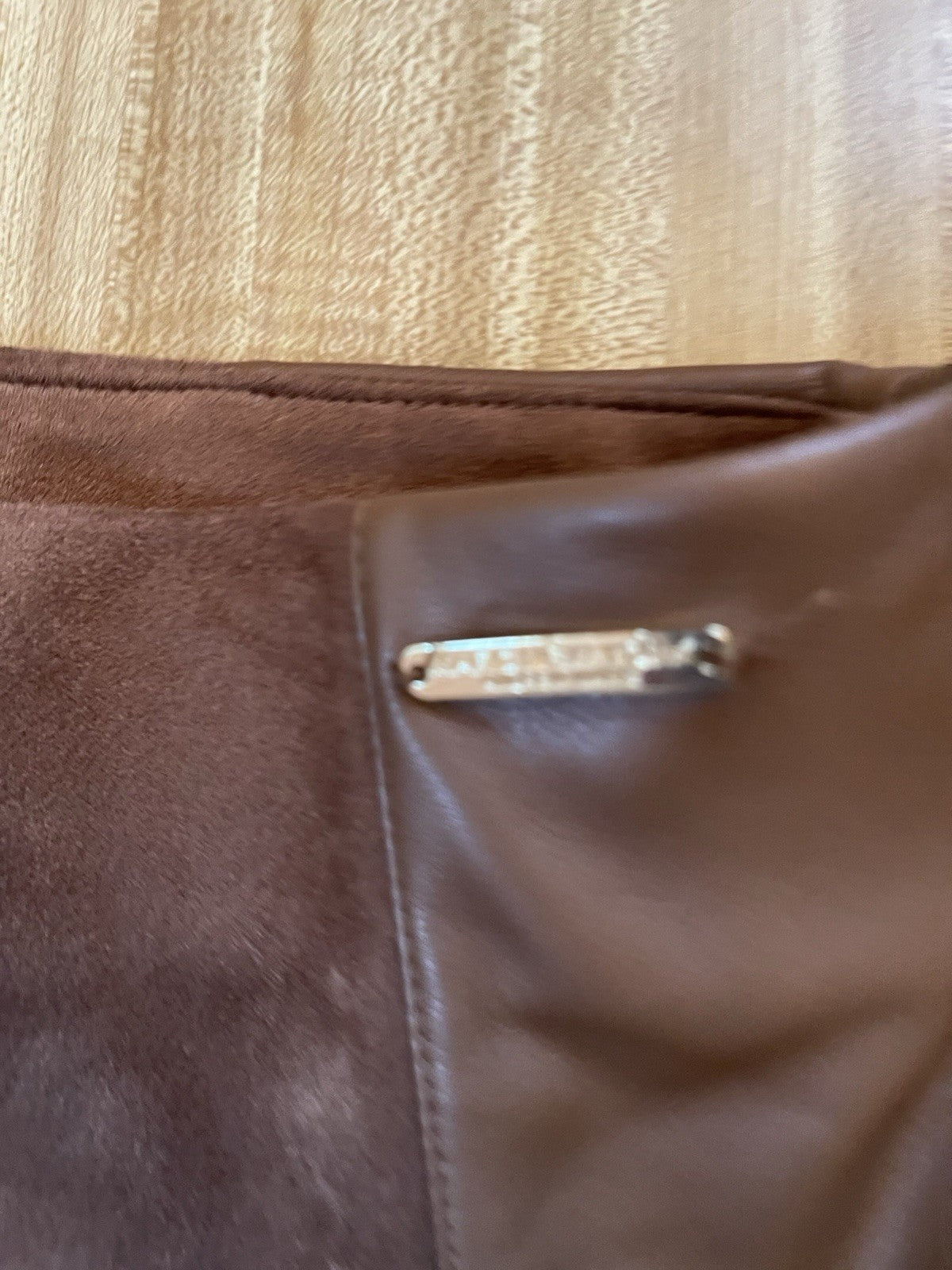 Marc New York Andrew Marc Leather Skirt XS NWT 