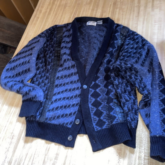 Vintage City Streets Cardigan Large 