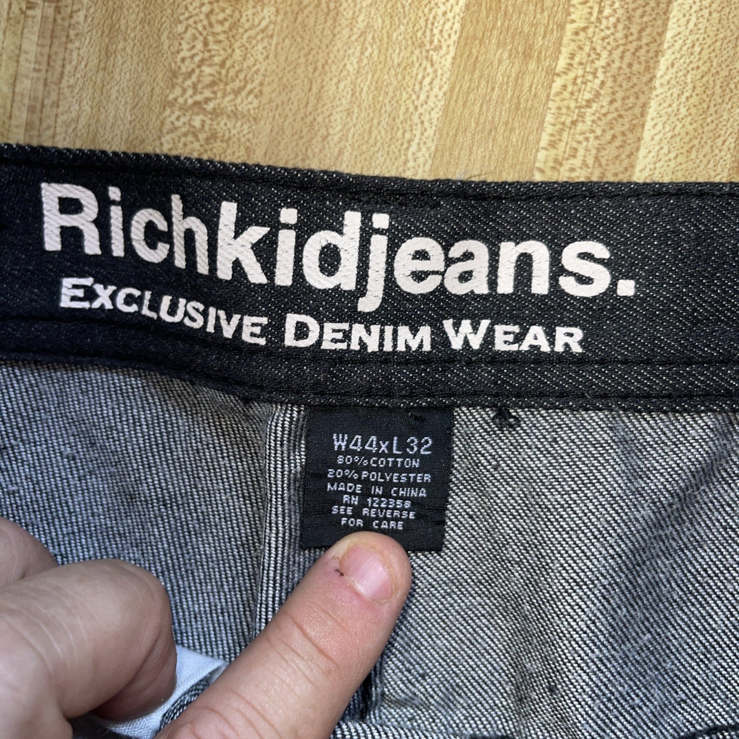 Rich Kid Jeans Wide Leg Baggy Y2K 44/32
