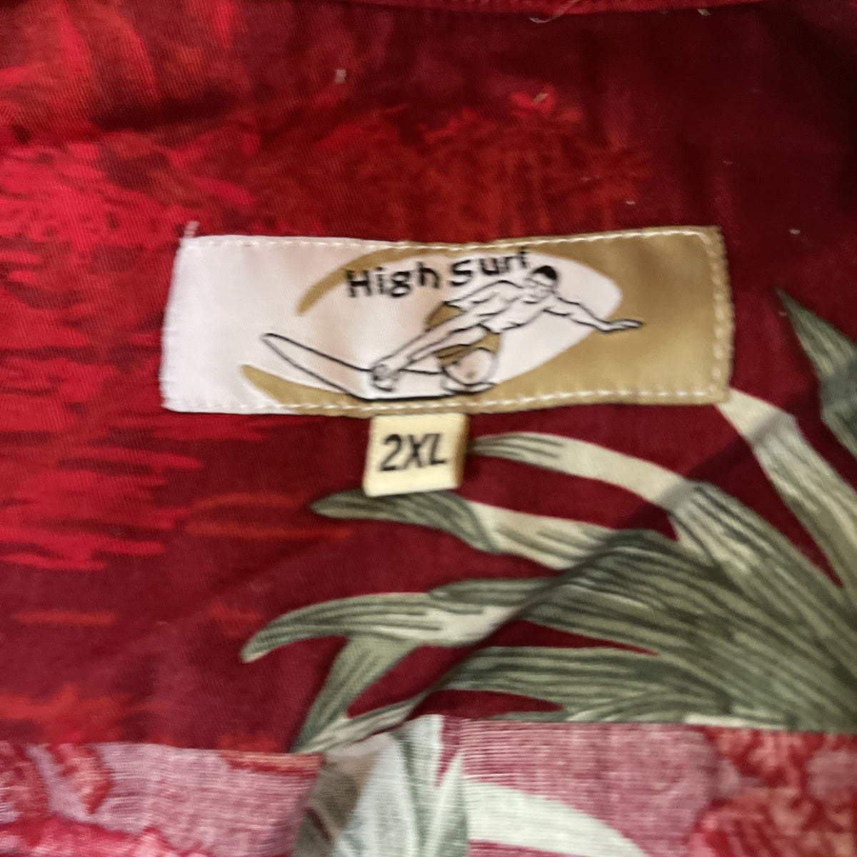 high surf hawaiian shirt 2XL 