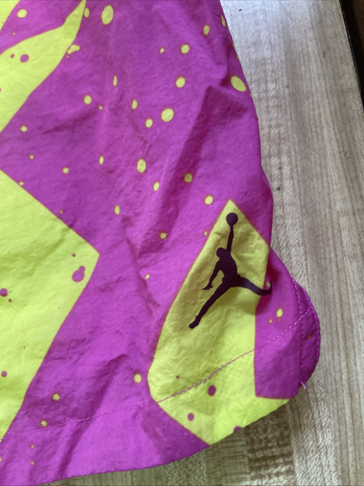 Jordan Swim Trunks Large Surf Splatter Pink And Yellow