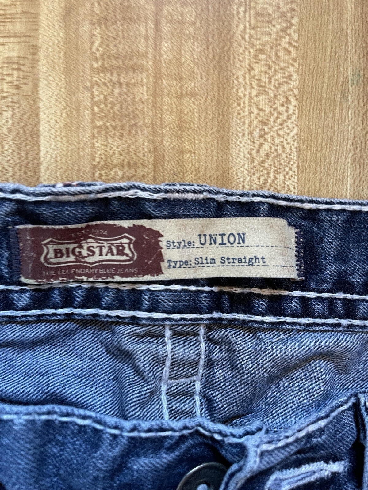 big star union straight jeans 32/32