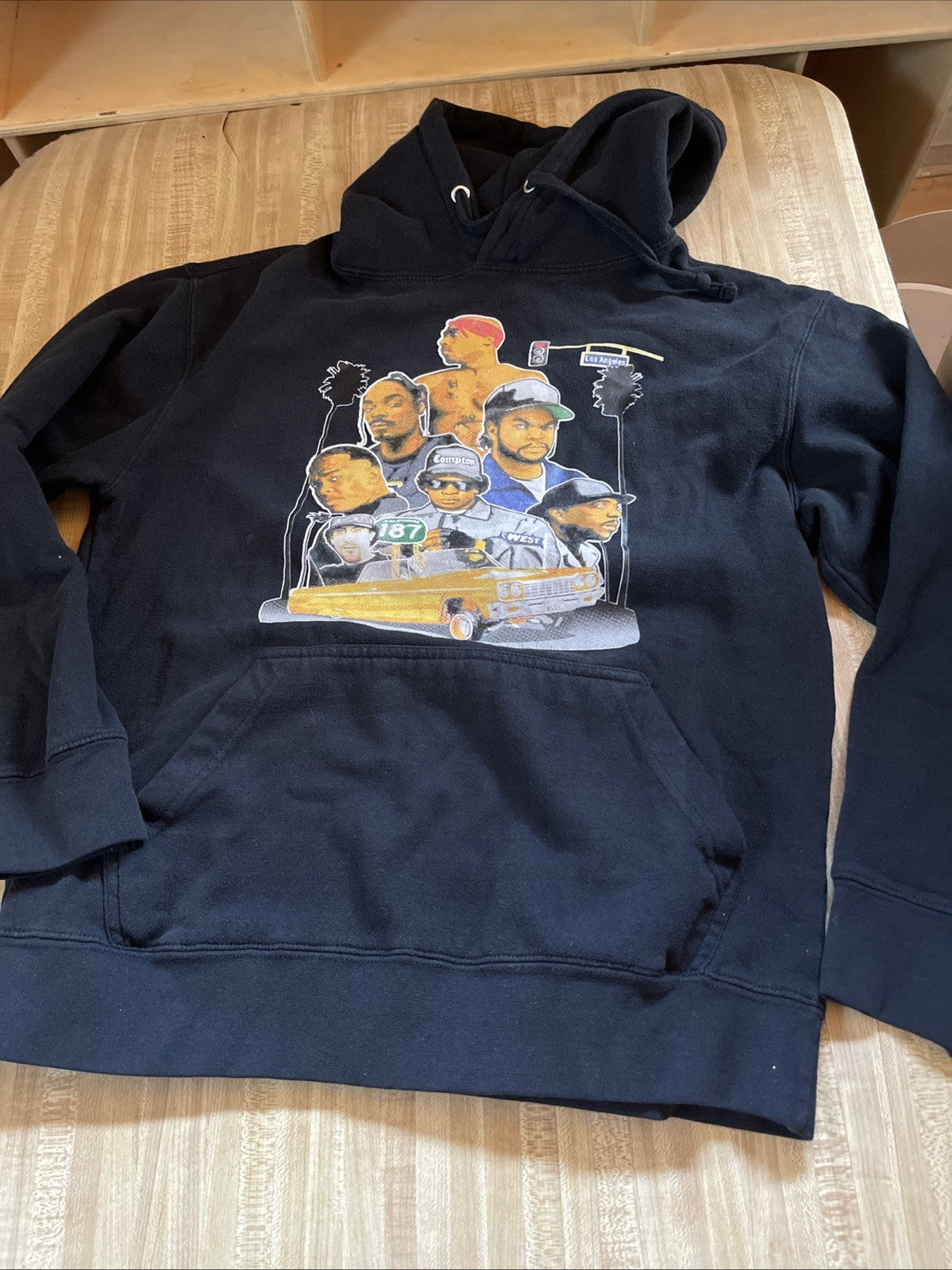 LA Rappers Hoodie Medium 