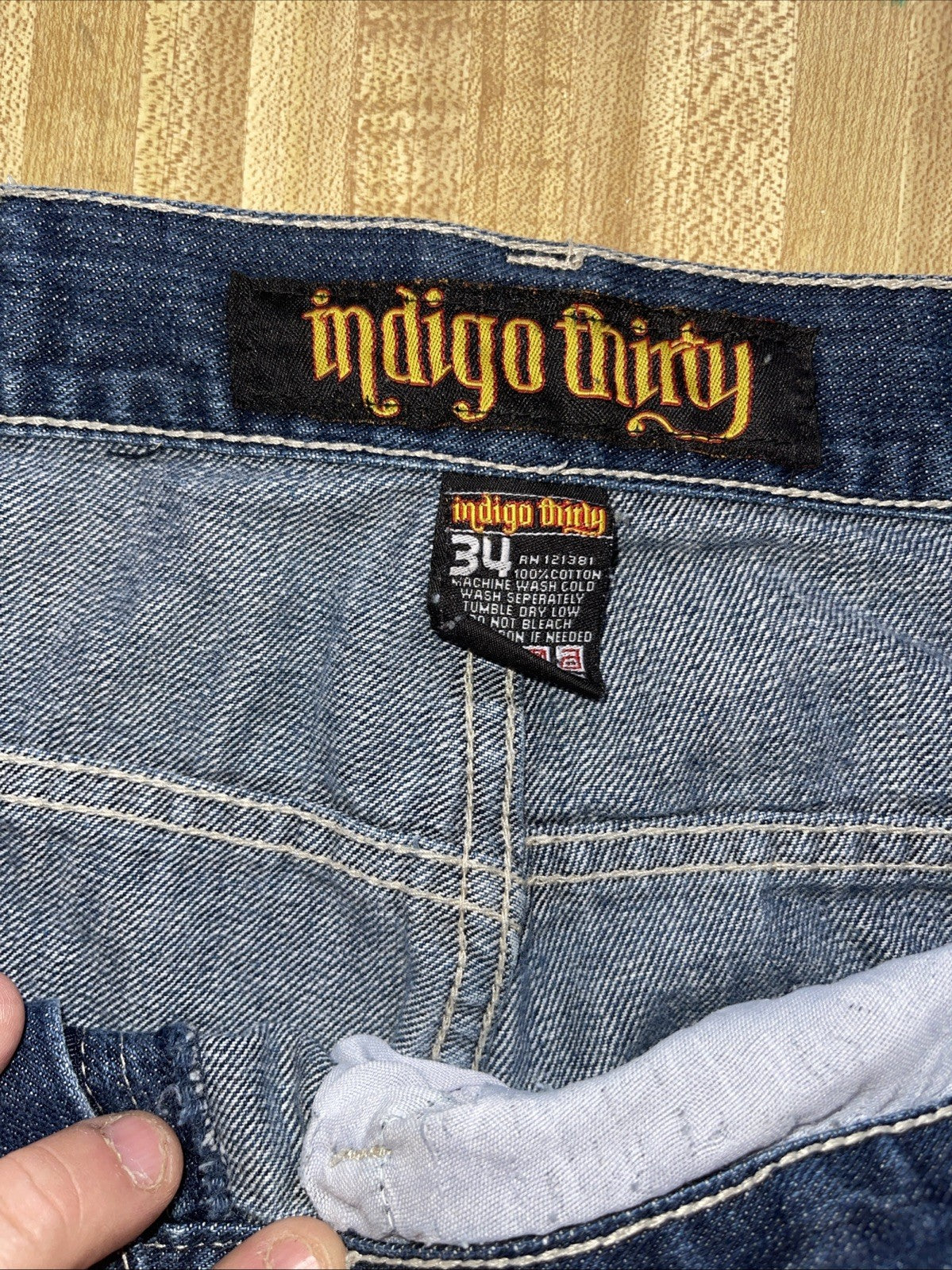 Indigo Thirty Jorts 34