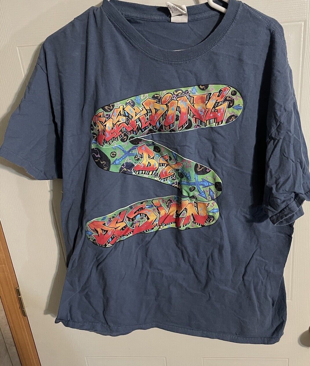 Graffiti Style Reading By Design T Shirt XL