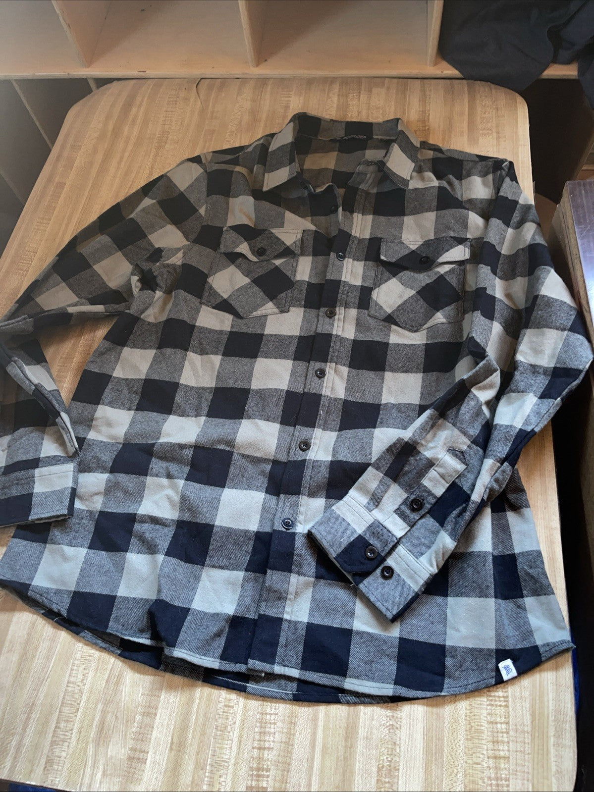 Branded Bills Flannel Large NWT 