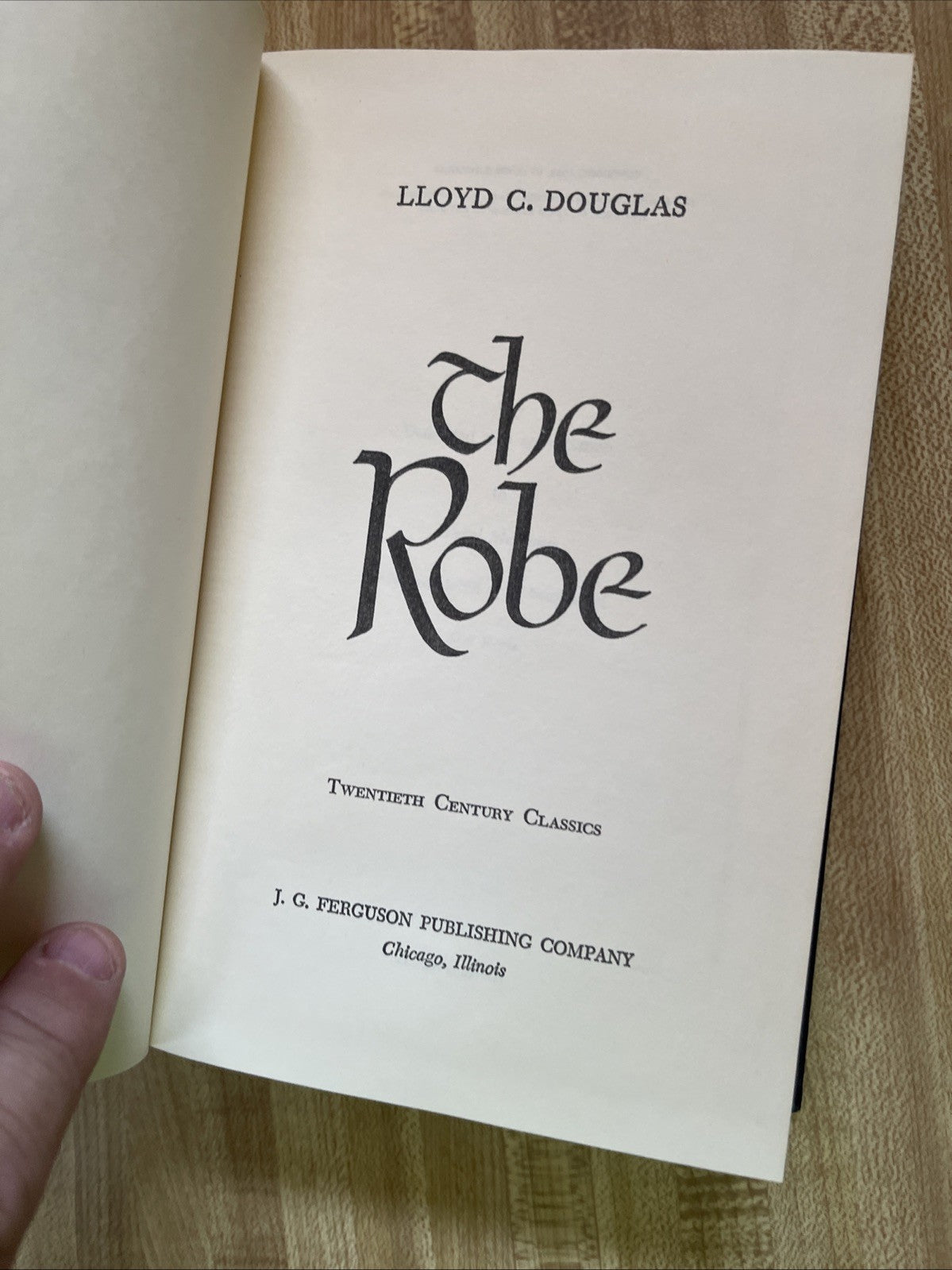 The Robe Hardcover Book