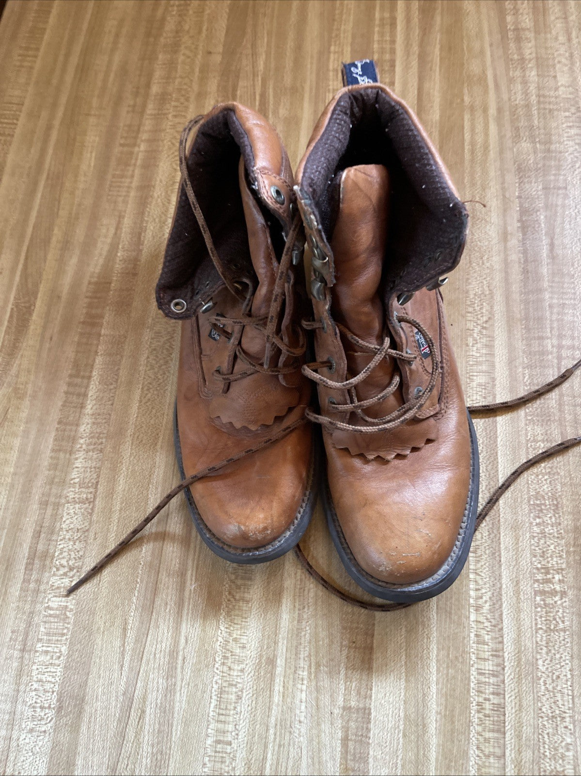 Justin George Strait Roper Boots 8.5