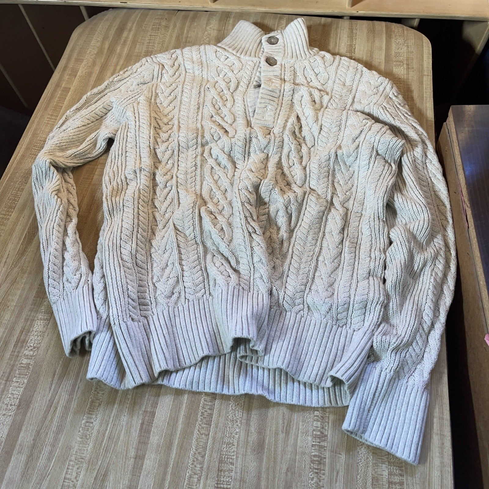 Banana Republic Sweater XL Cable Knit 