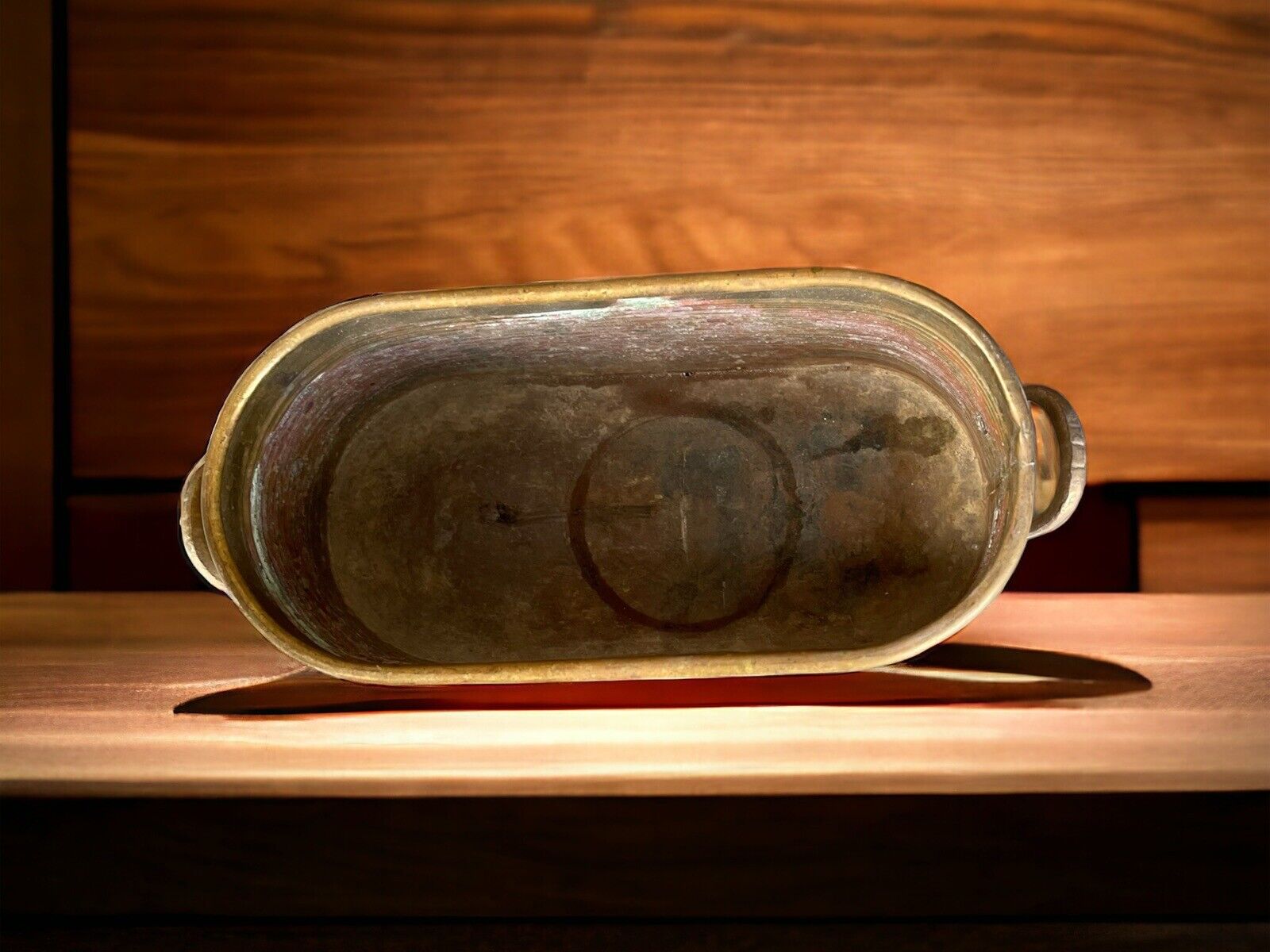 Decorative Brass Tin