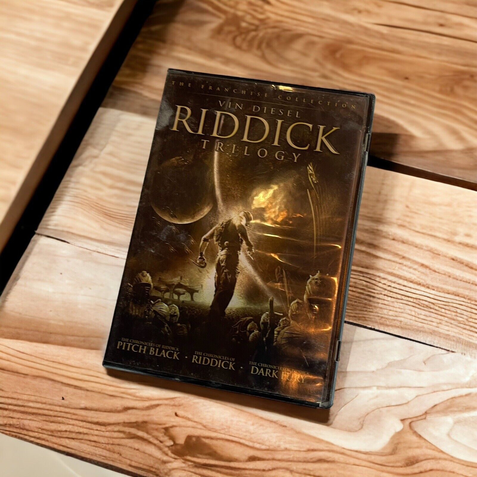 riddick trilogy pitch black dark fury the chronicles of riddick 2 disc set