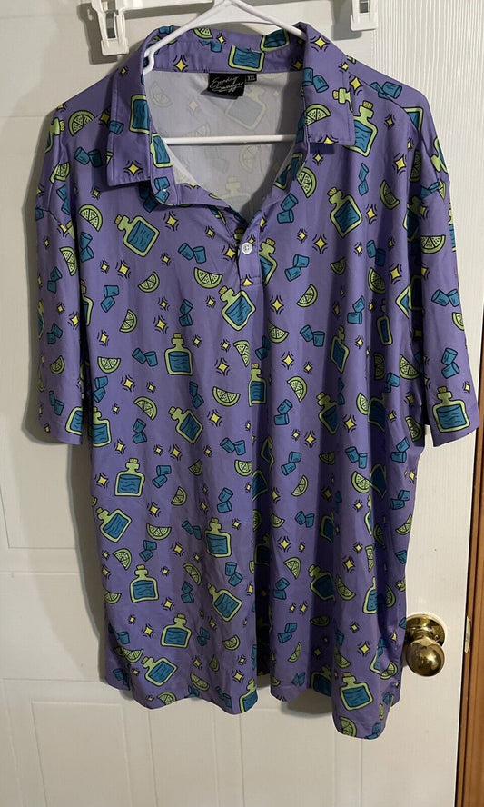 Sunday Swagger All Over Print Polo XXL 